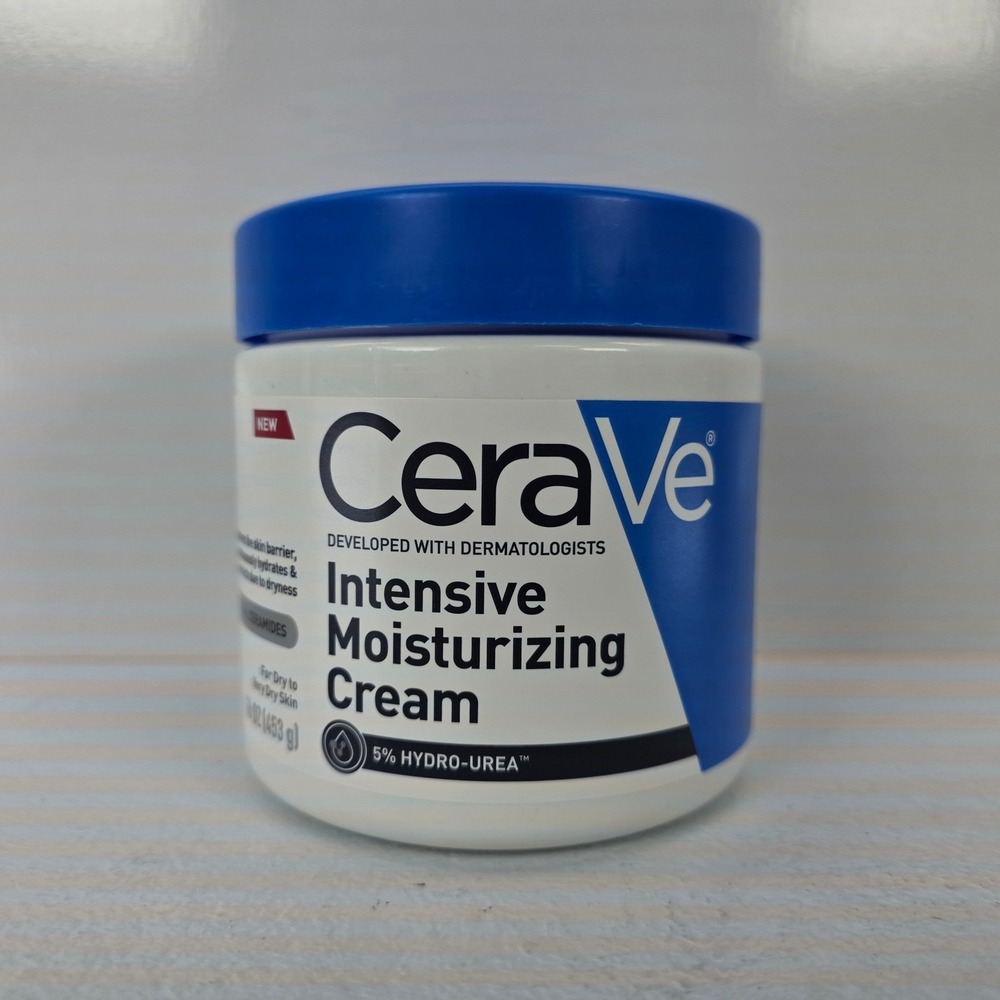 CeraVe Intensive Moisturizing Cream 5% Hydro-Urea 3 Ceramides 16oz Dry Skin Jar